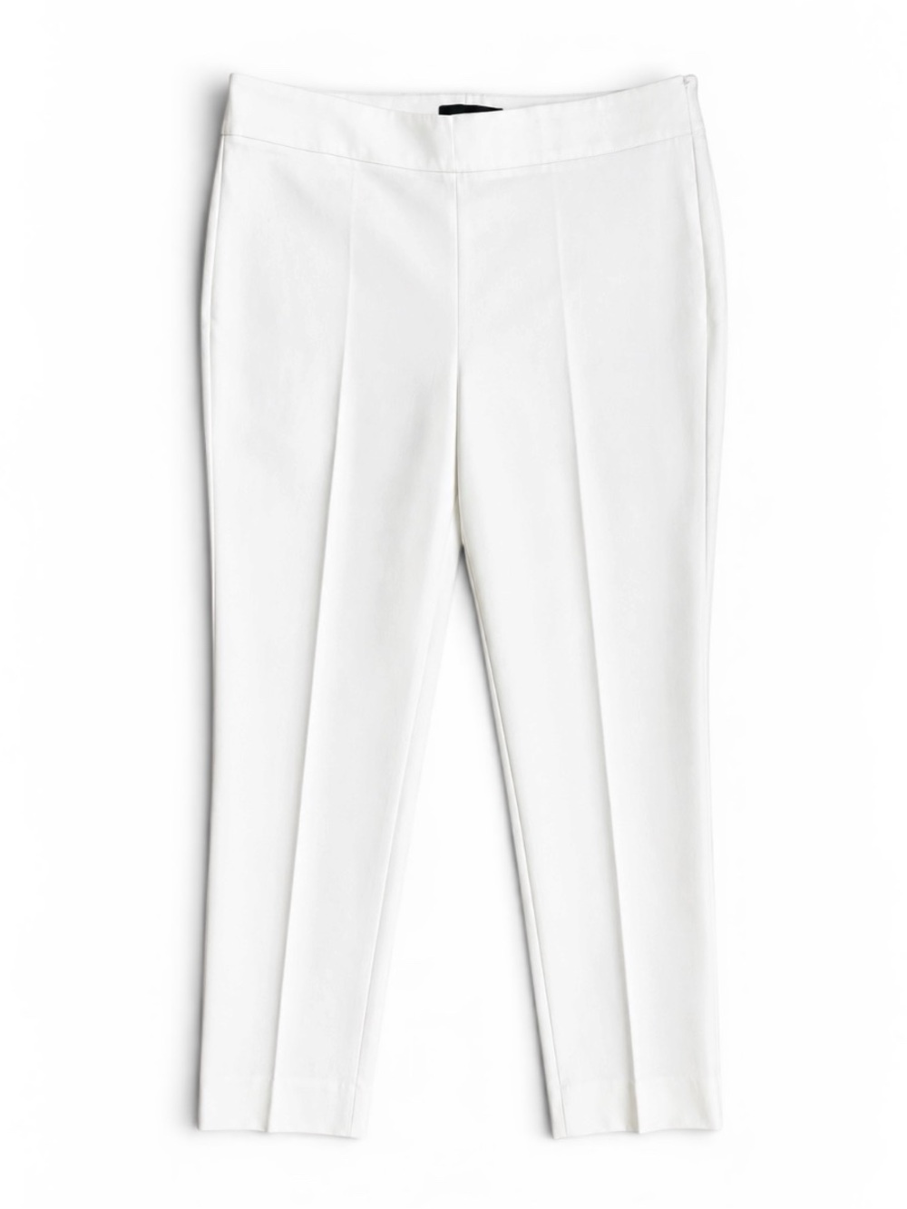 Talbots Chatham Ankle Slim Pants Stretch Travel White Size 10